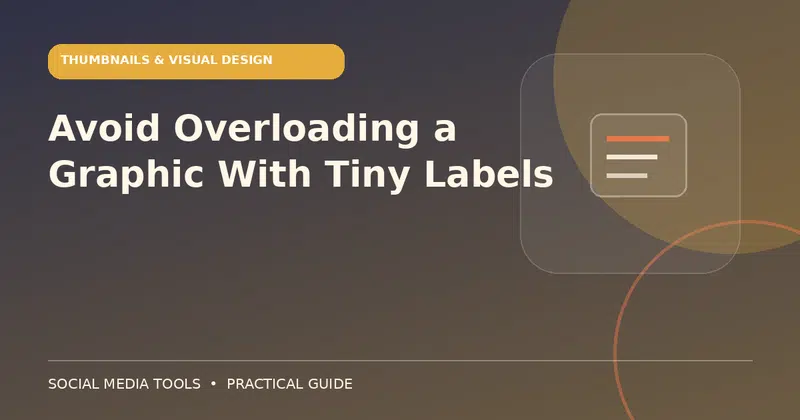 Editorial cover image for the guide: Avoid Overloading a Graphic With Tiny Labels